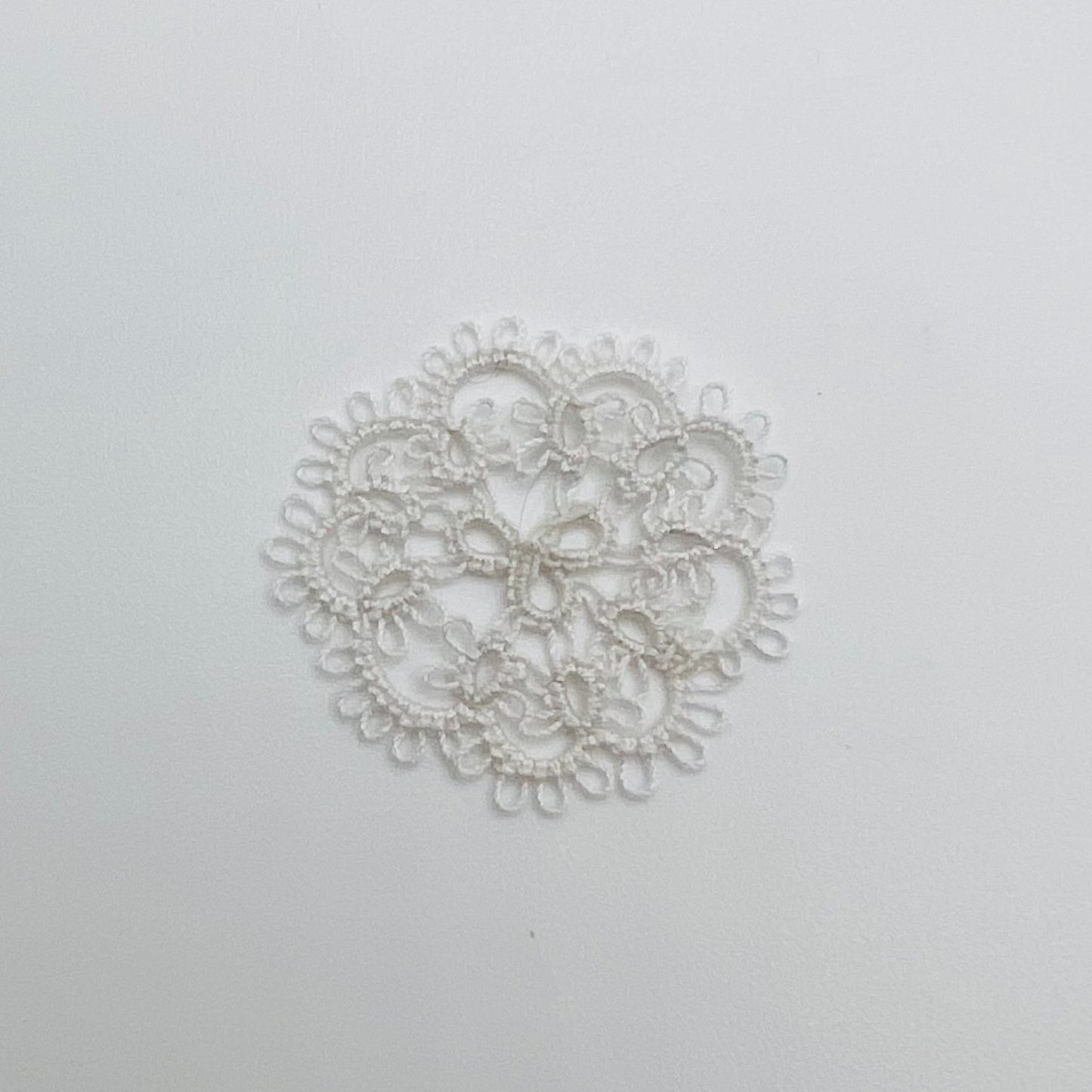 Tatting - Table Centerpiece - 1/12 Scale Dollhouse Miniature