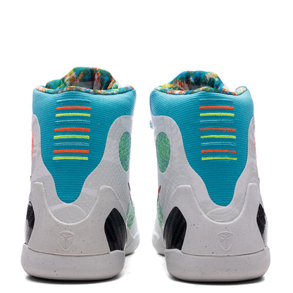 Kobe IX Elite High Protro 'What The Kobe?' (GS) - White/Chlorine Blue/Black