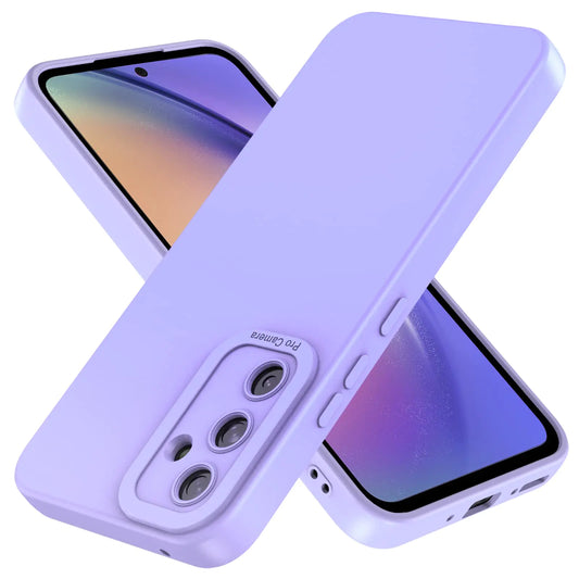Compatible with Samsung Galaxy a05s 5g Case: Liquid Silicon Protective Military Grade Armor Heavy Duty Protection Phone Cases (Violet)