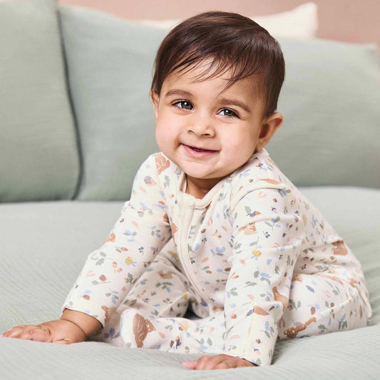 Bear Clever Zip Sleepsuit