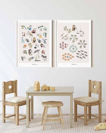 Count With Me - Numbers Art Print