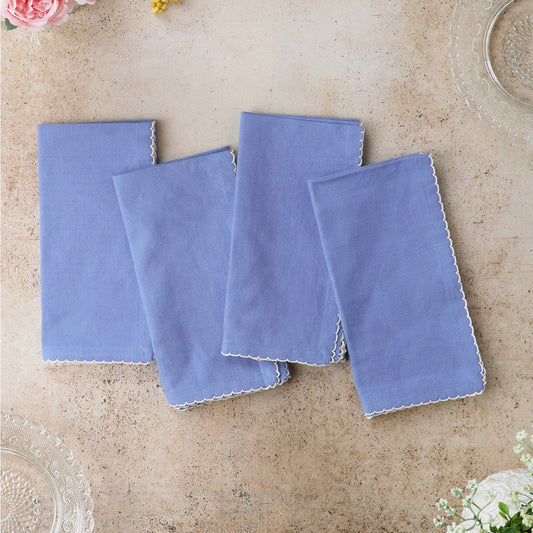 April Cornell - Periwinkle Essential Cottage Napkins, Set of 4