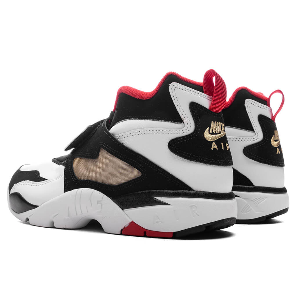 Air Diamond Turf - White/Fire Red/Black/Metallic Gold