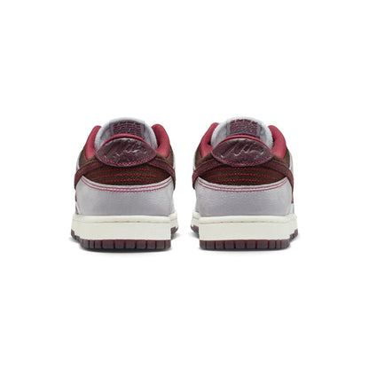 Dunk Low Canvas 'Pure Platinum Burgundy Crush' (2026)