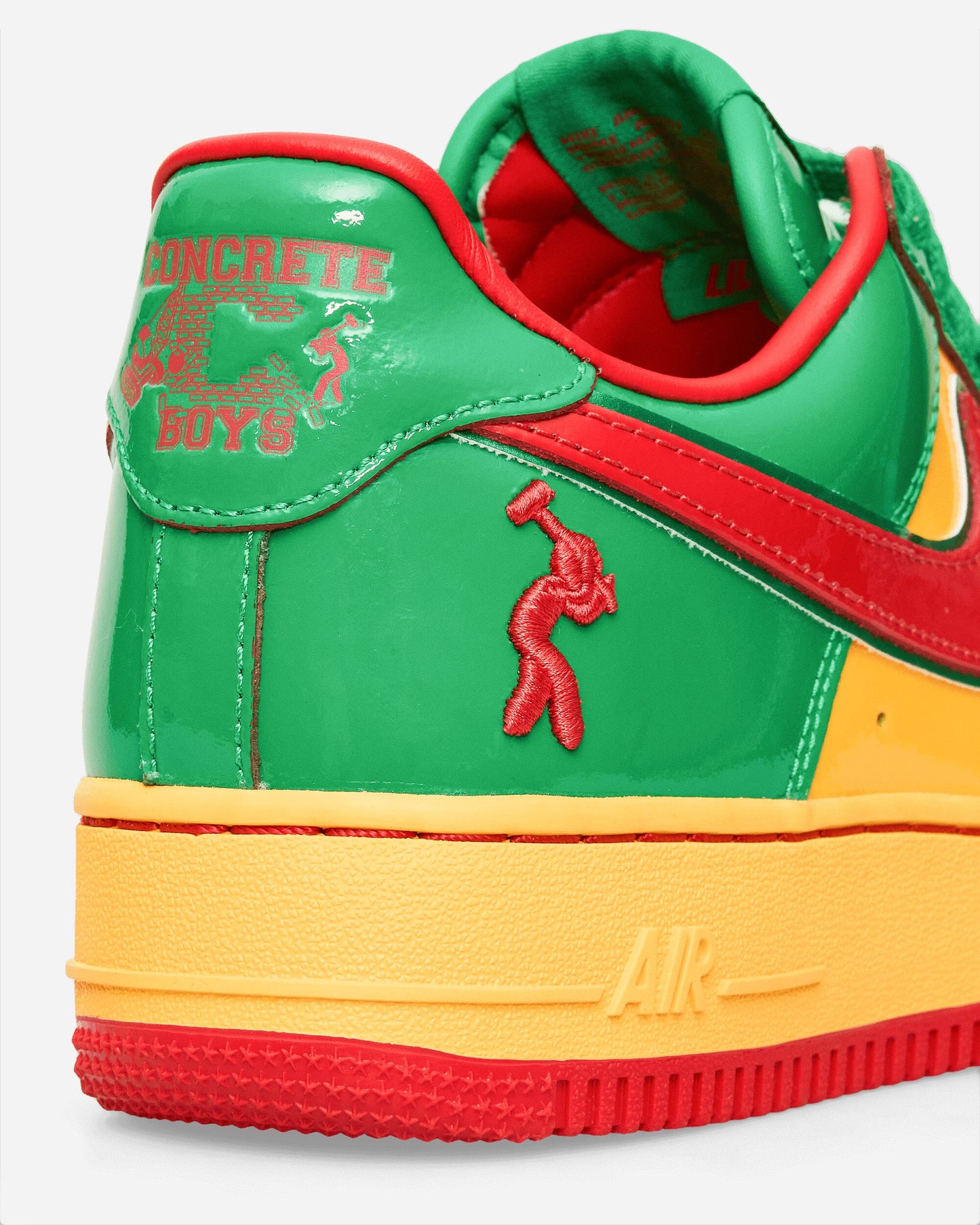 Us Force 1 Sneakers Lucky Green / Mystic Red