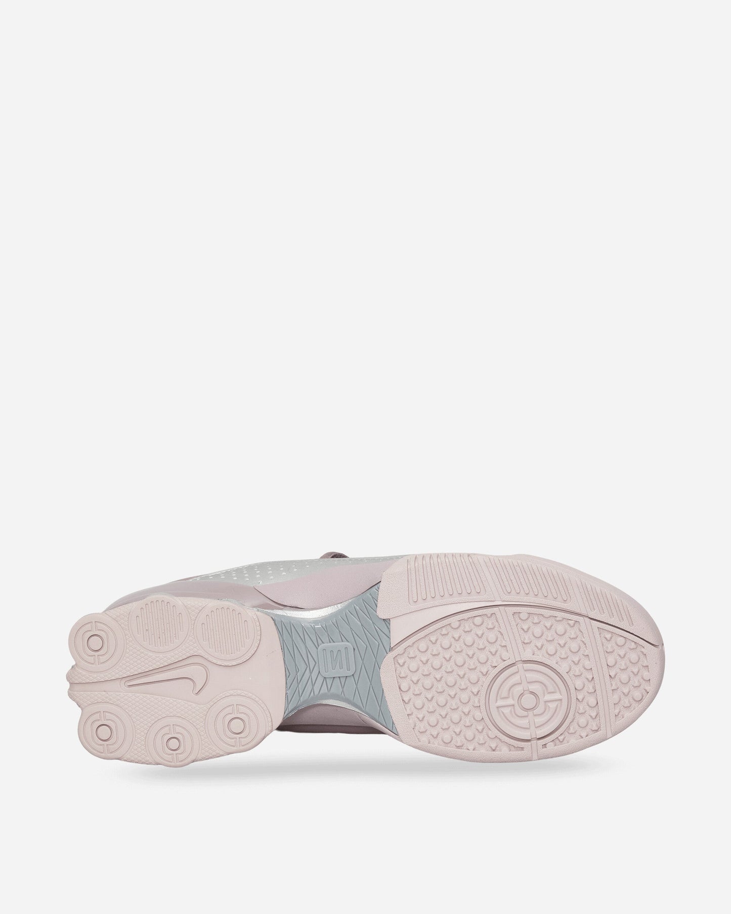 Women's T90 Shox Magia Sneakers Taupe Grey / Metallic Silver