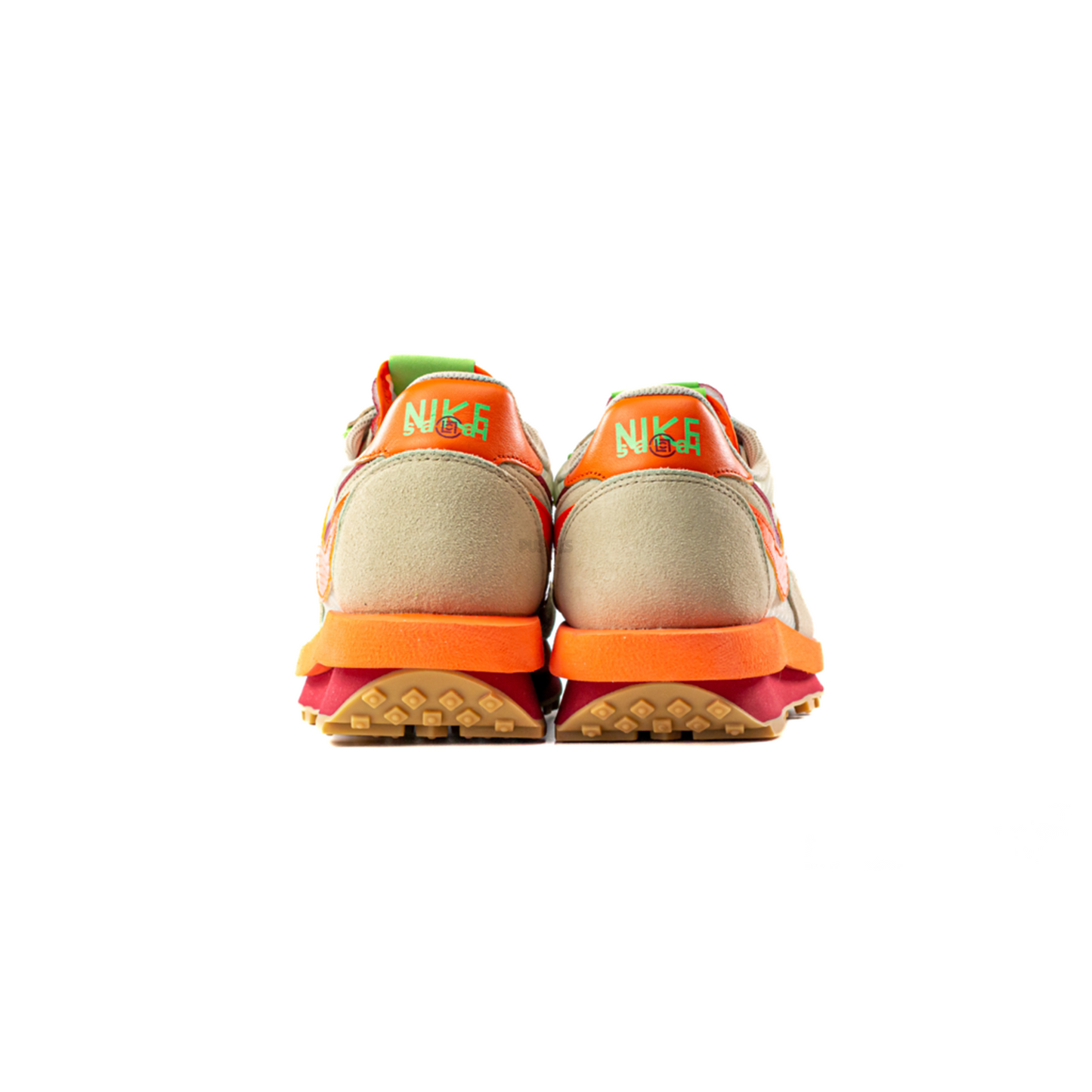 LD Waffle x CLOT x Sacai 'Net Orange Blaze' (2021)