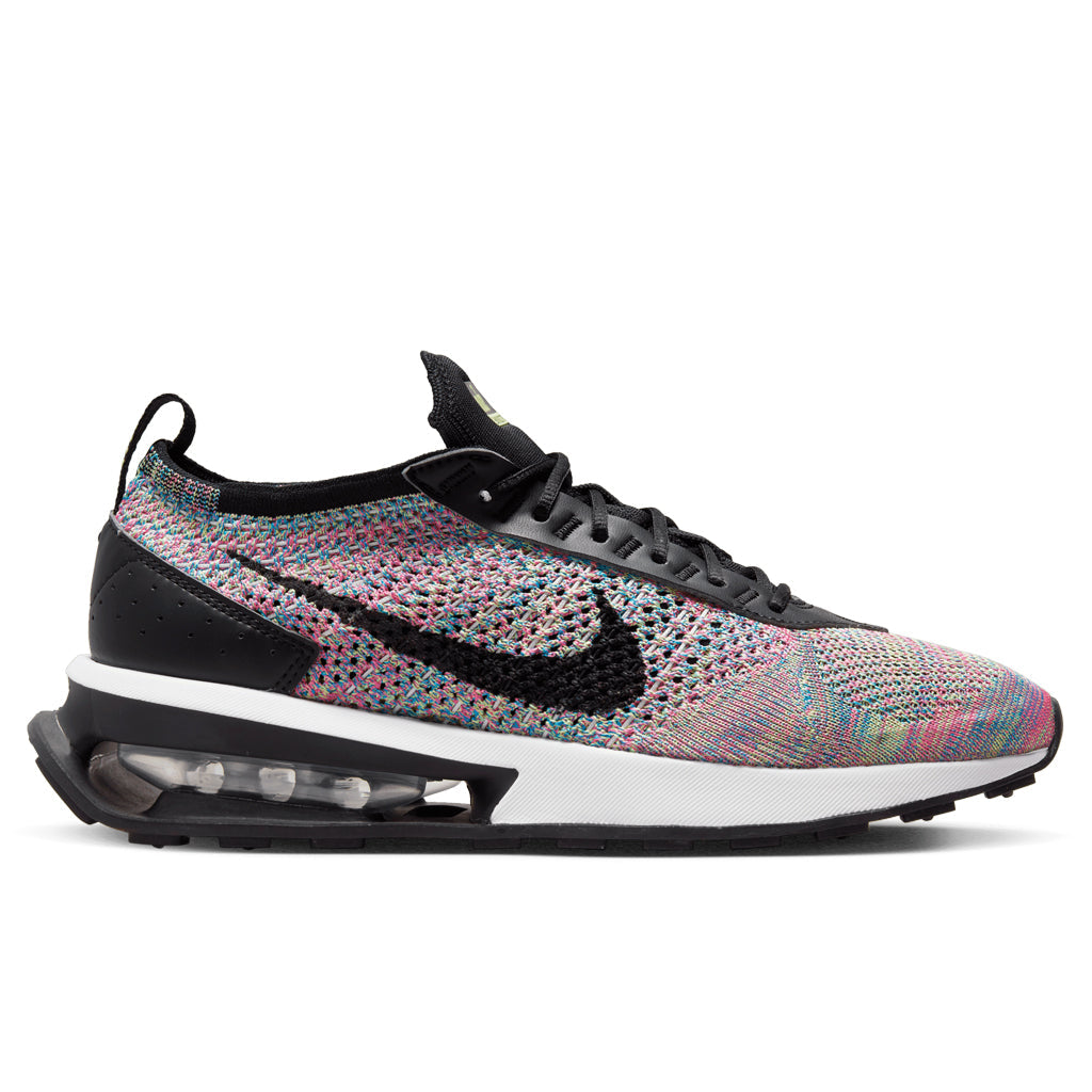 Women's Air Max Flyknit Racer - Ghost Green/Black/Pink Blast