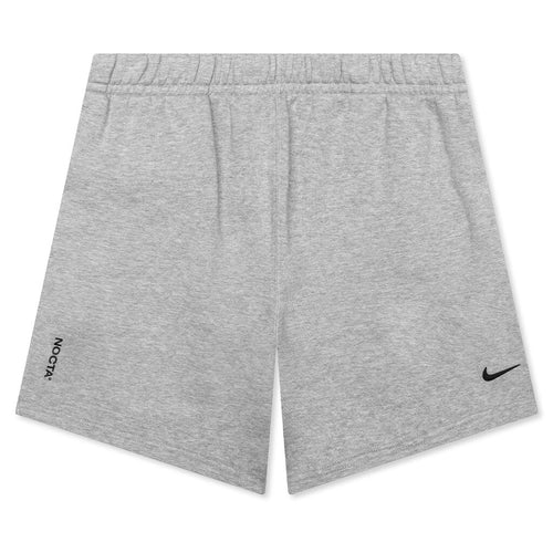 Nocta NRG CS Fleece Short - Dark Grey Heather/Matte Silver/Black