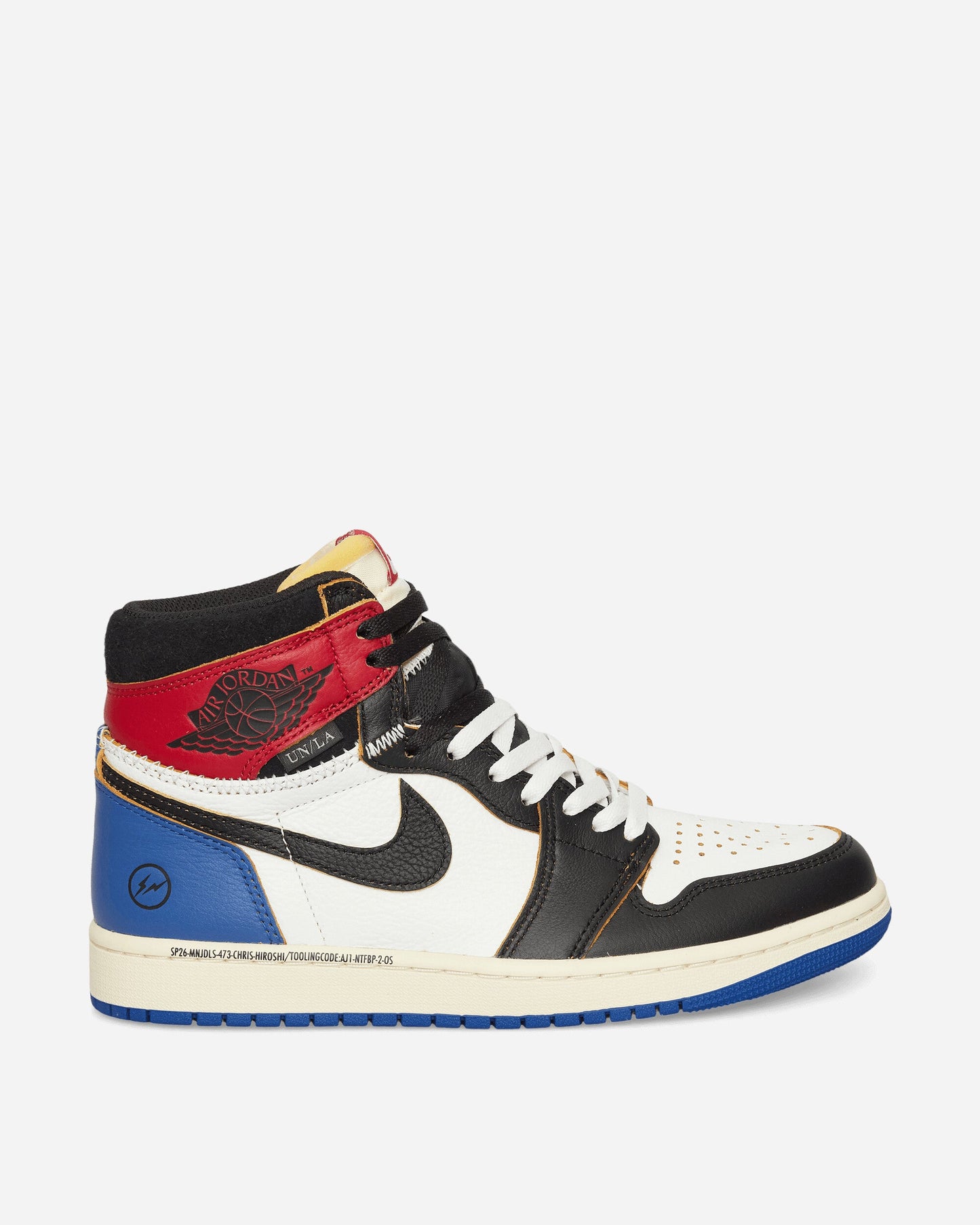Union x Fragment Air Jordan 1 Sneakers Black / Varsity Red