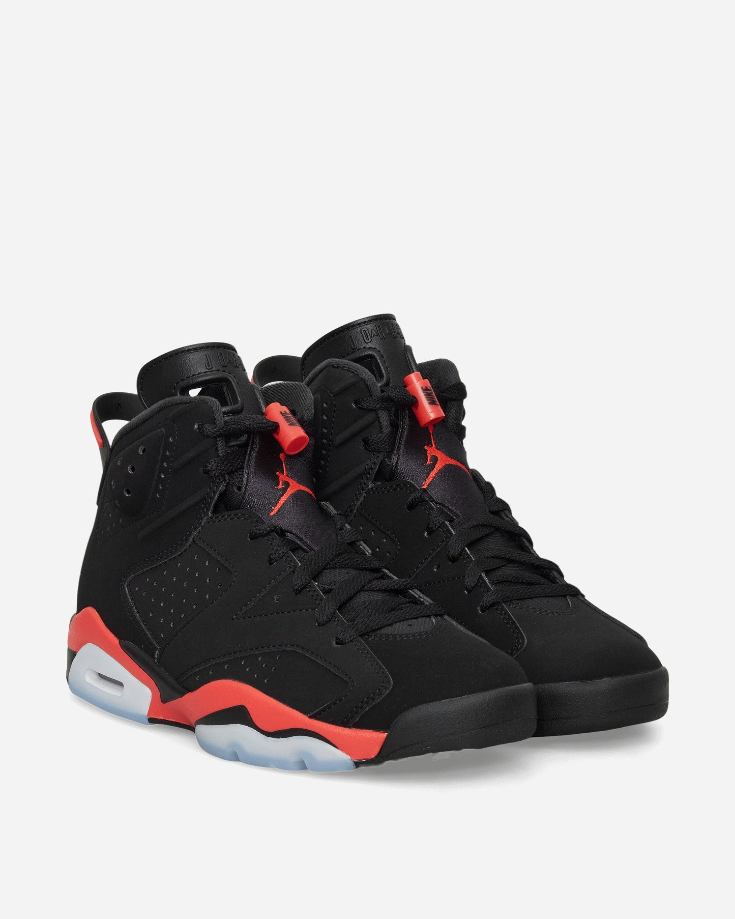 Air Jordan 6 Retro 'Infrared Salesman' Sneakers Black / Light Crimson