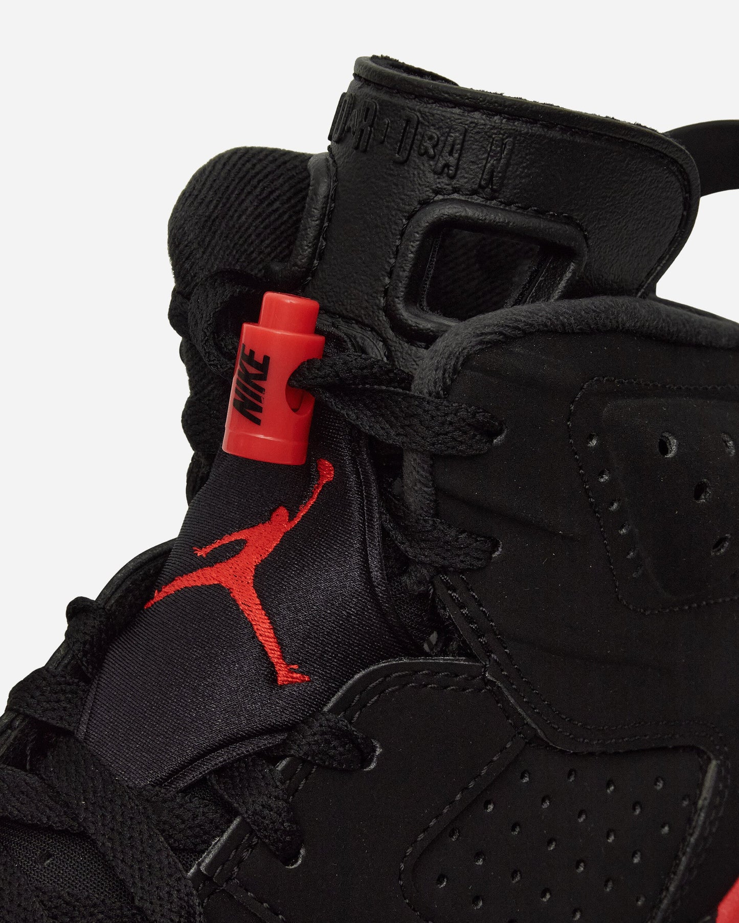 Air Jordan 6 Retro 'Infrared Salesman' Sneakers Black / Light Crimson