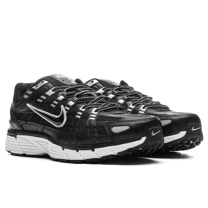 P - 6000 - Black/White/Metallic Silver