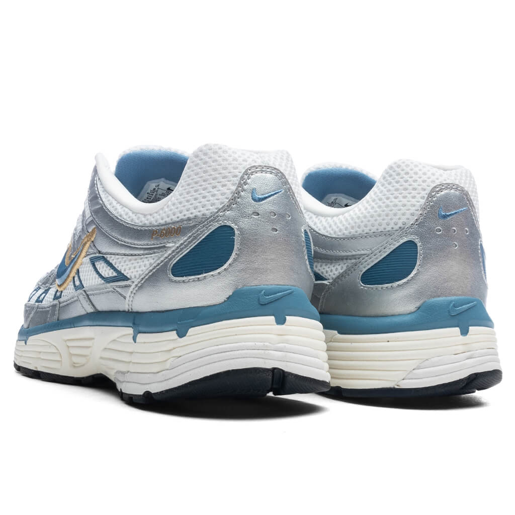 P - 6000 - White/Aegean Storm/Metallic Silver