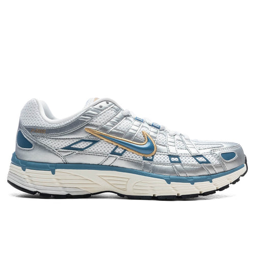 P - 6000 - White/Aegean Storm/Metallic Silver