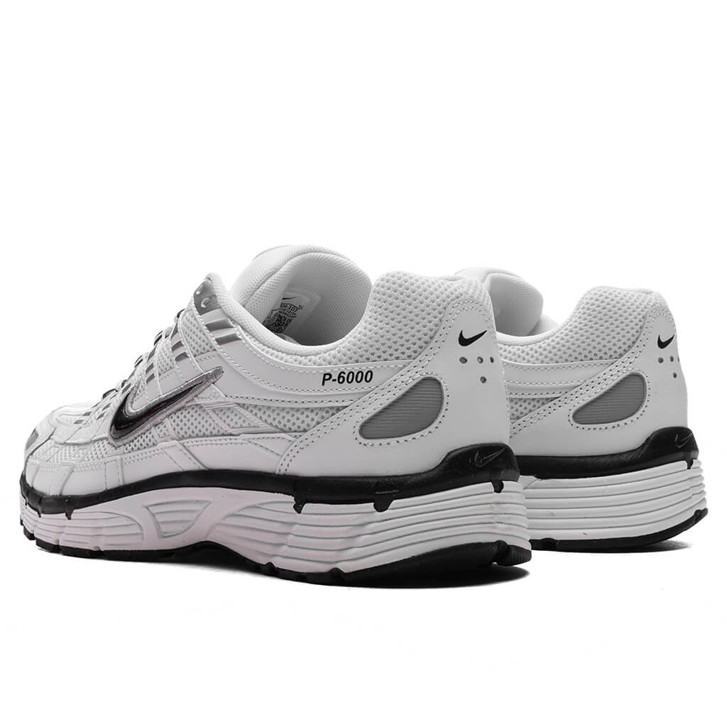 P - 6000 - White/Black/Metallic Silver