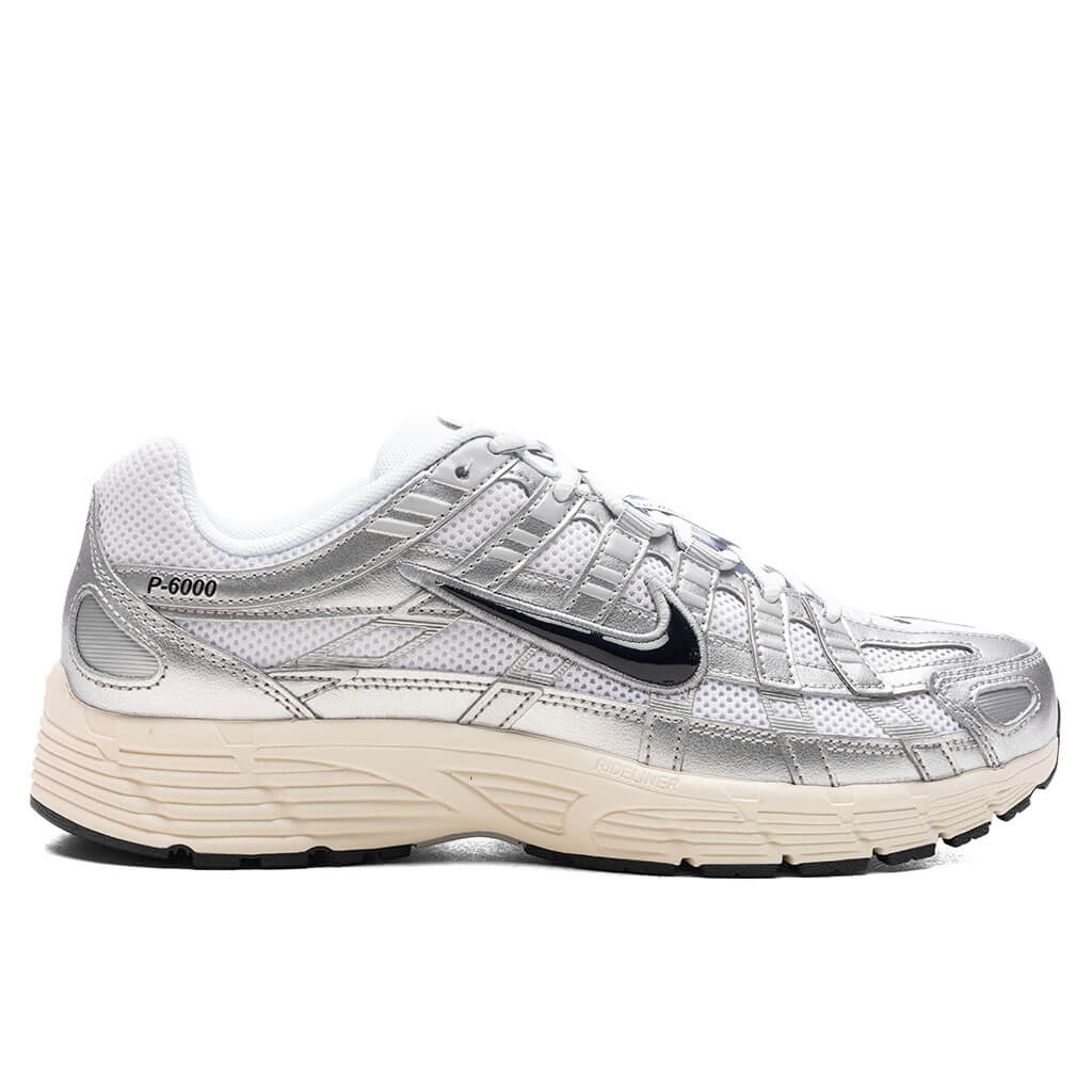 P - 6000 - White/Black/Metallic Silver/Flat Silver