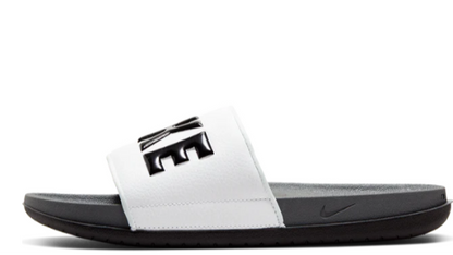 Offcourt Slide Dark Grey Black White