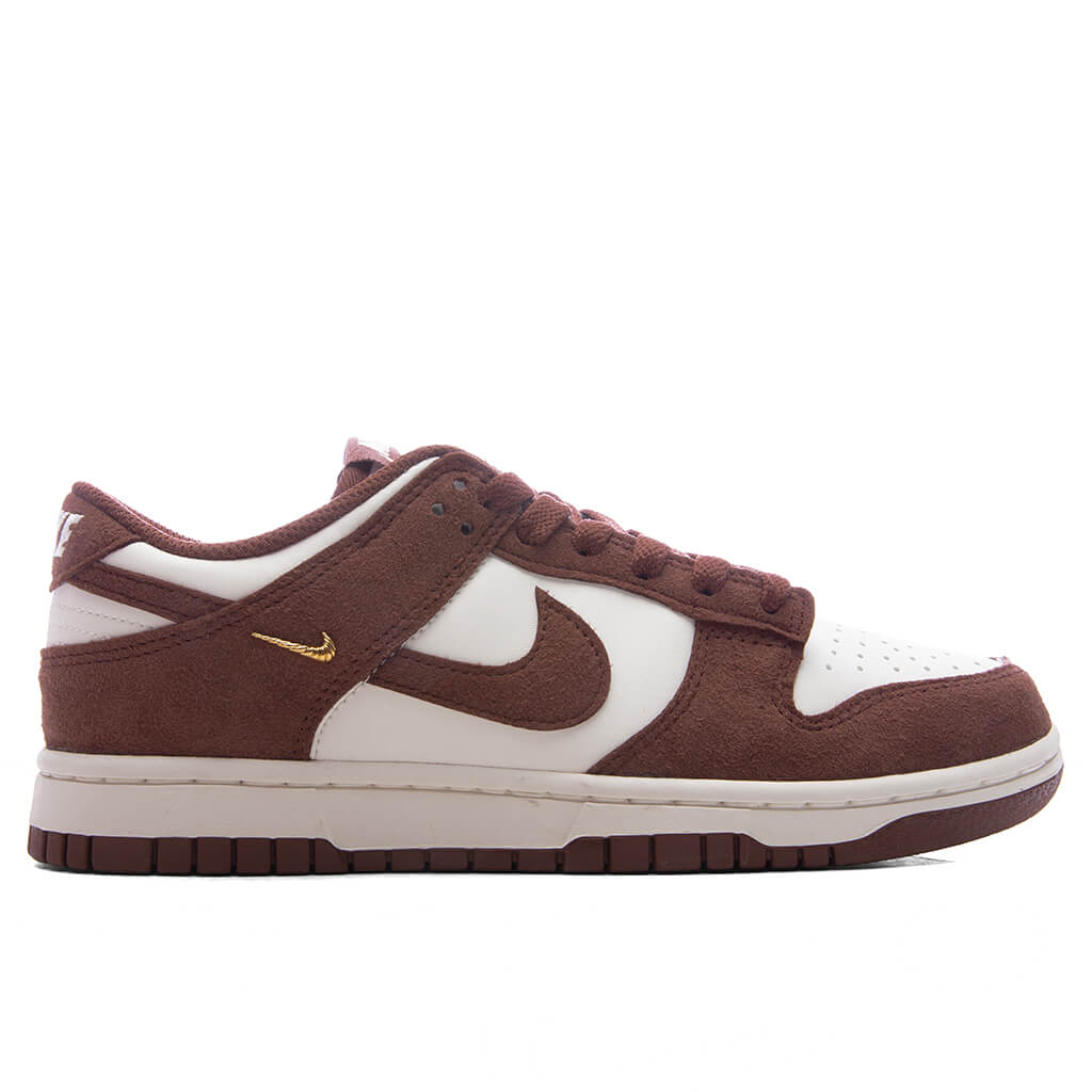 Women's Dunk Low - Sail/Red Sepia/Metallic Gold