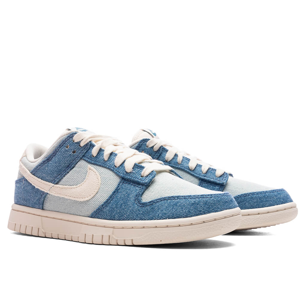 Women's Dunk Low 'Denim' - Smokey Blue/Pale Ivory/Denim Turquoise/Ochre