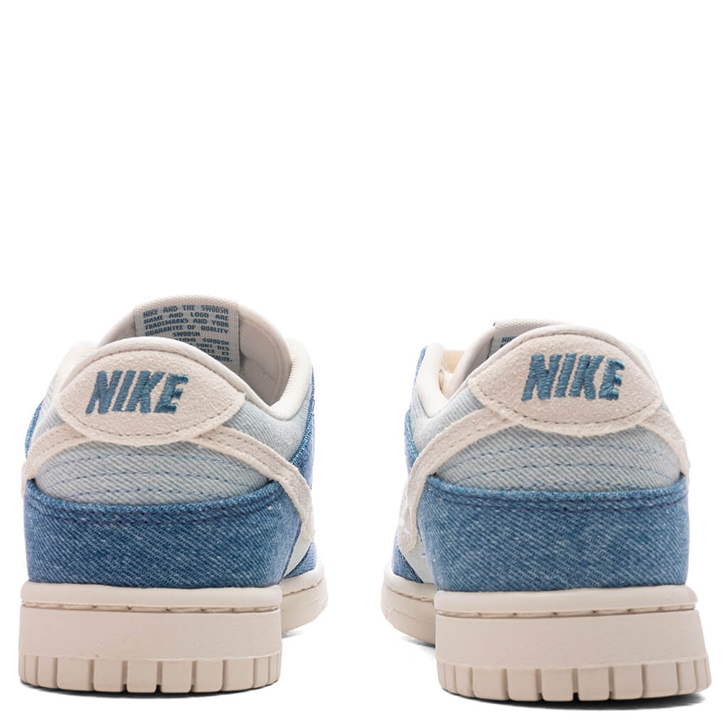 Women's Dunk Low 'Denim' - Smokey Blue/Pale Ivory/Denim Turquoise/Ochre