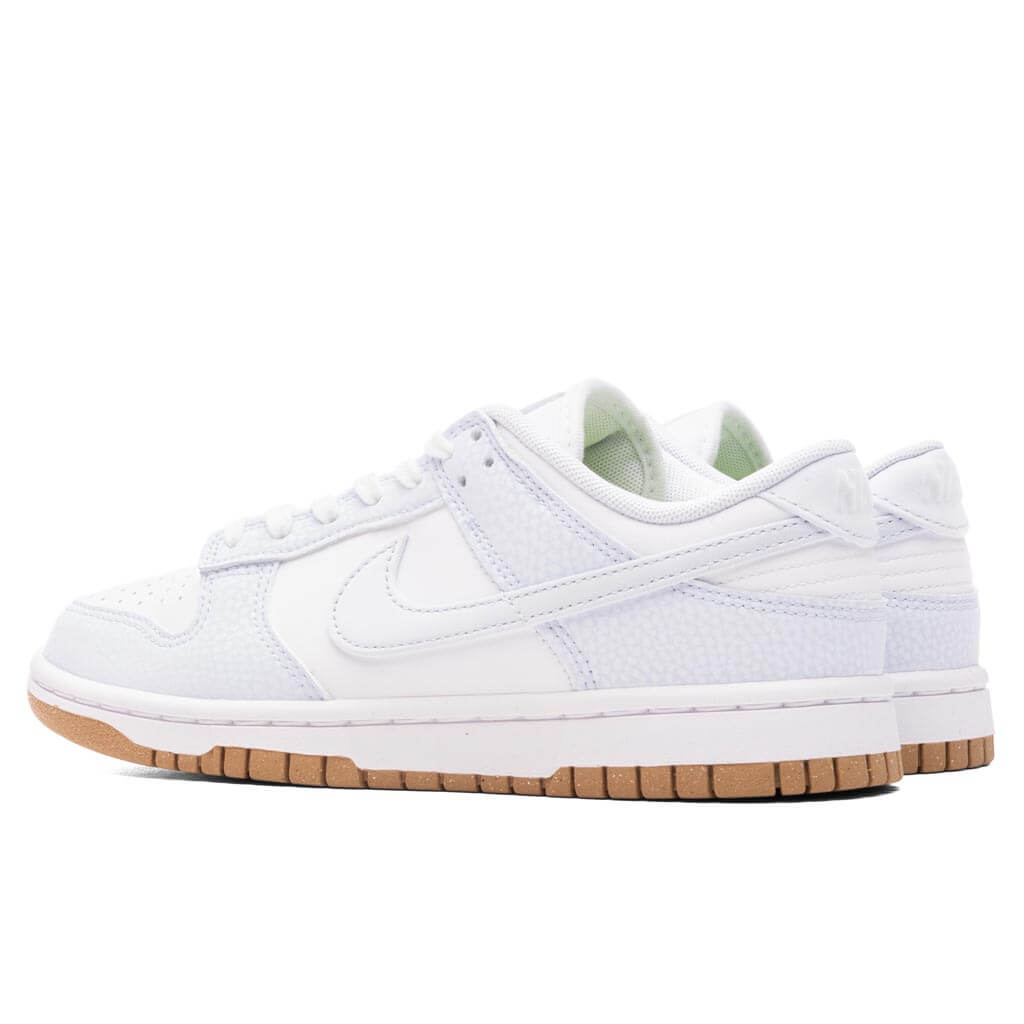 Women's Dunk Low Premium Next Nature - White/Football Grey/Gum Light Brown