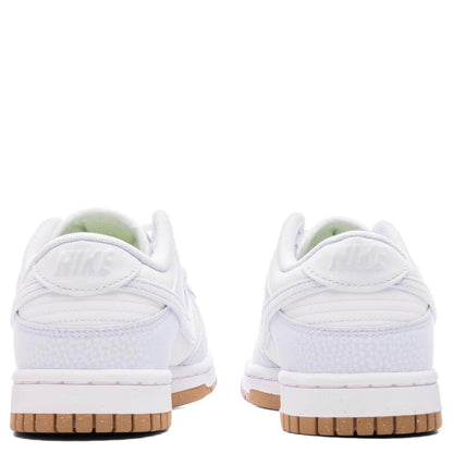 Women's Dunk Low Premium Next Nature - White/Football Grey/Gum Light Brown