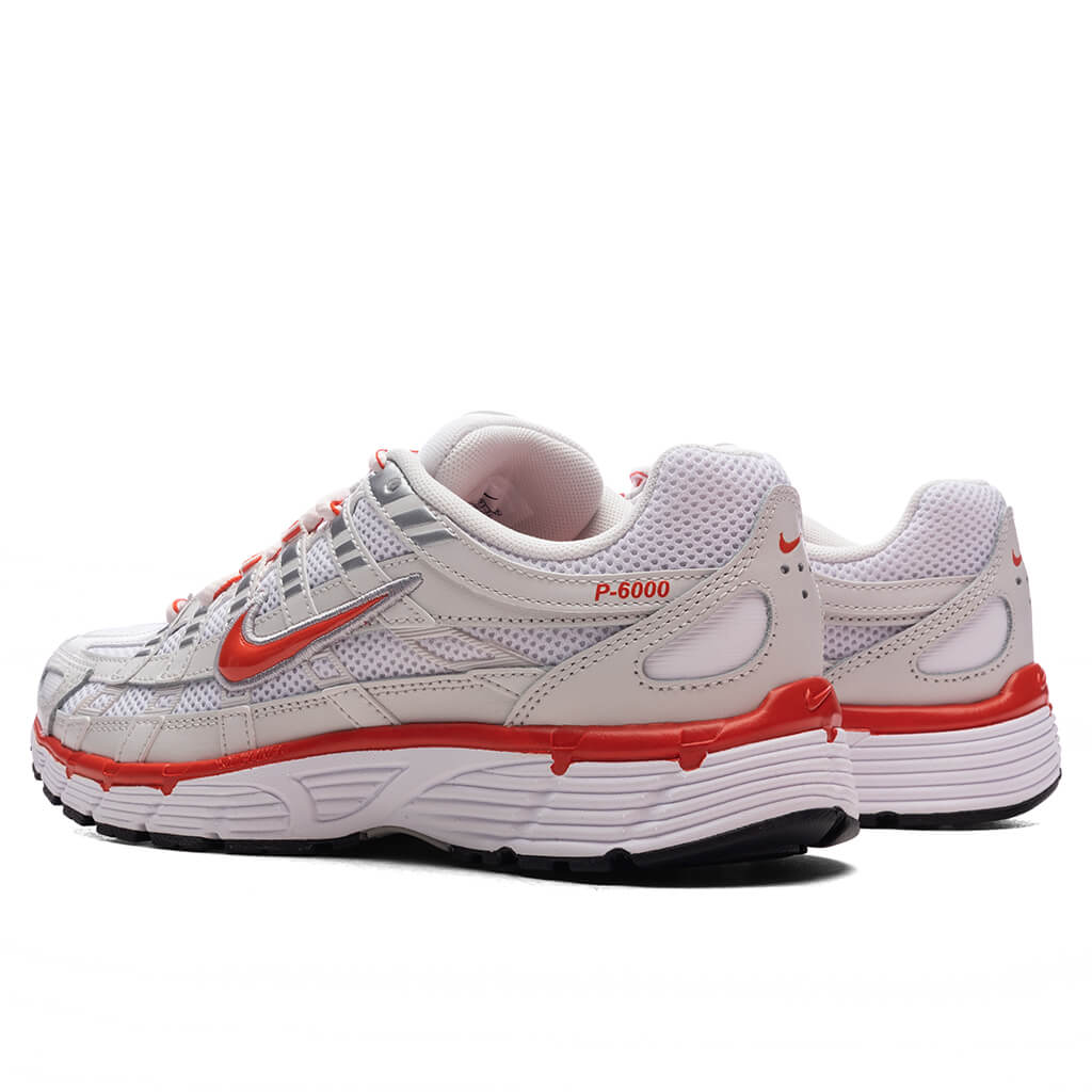 Women's P - 6000 - White/Picante Red/Platinum Tint/Black