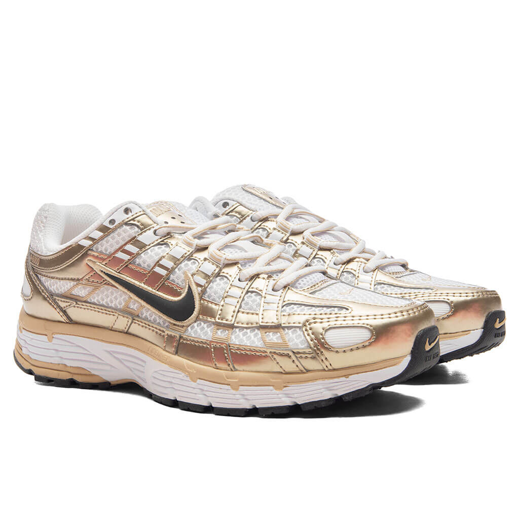 Women's P - 6000 Gold - White/Black/Grain/Metallic Gold Grain