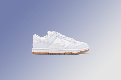 Women's Dunk Low Premium Next Nature - White/Football Grey/Gum Light Brown
