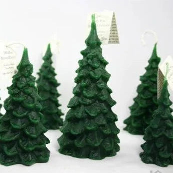 100% Pure Beeswax Large Tree -  Forest Green - The Bee Man Candle Company