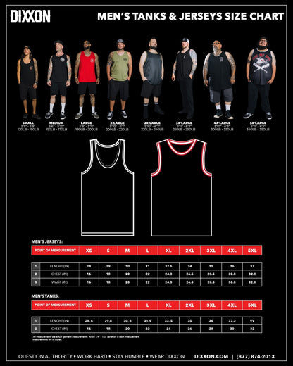 Black Work Hard Badge Tank - White