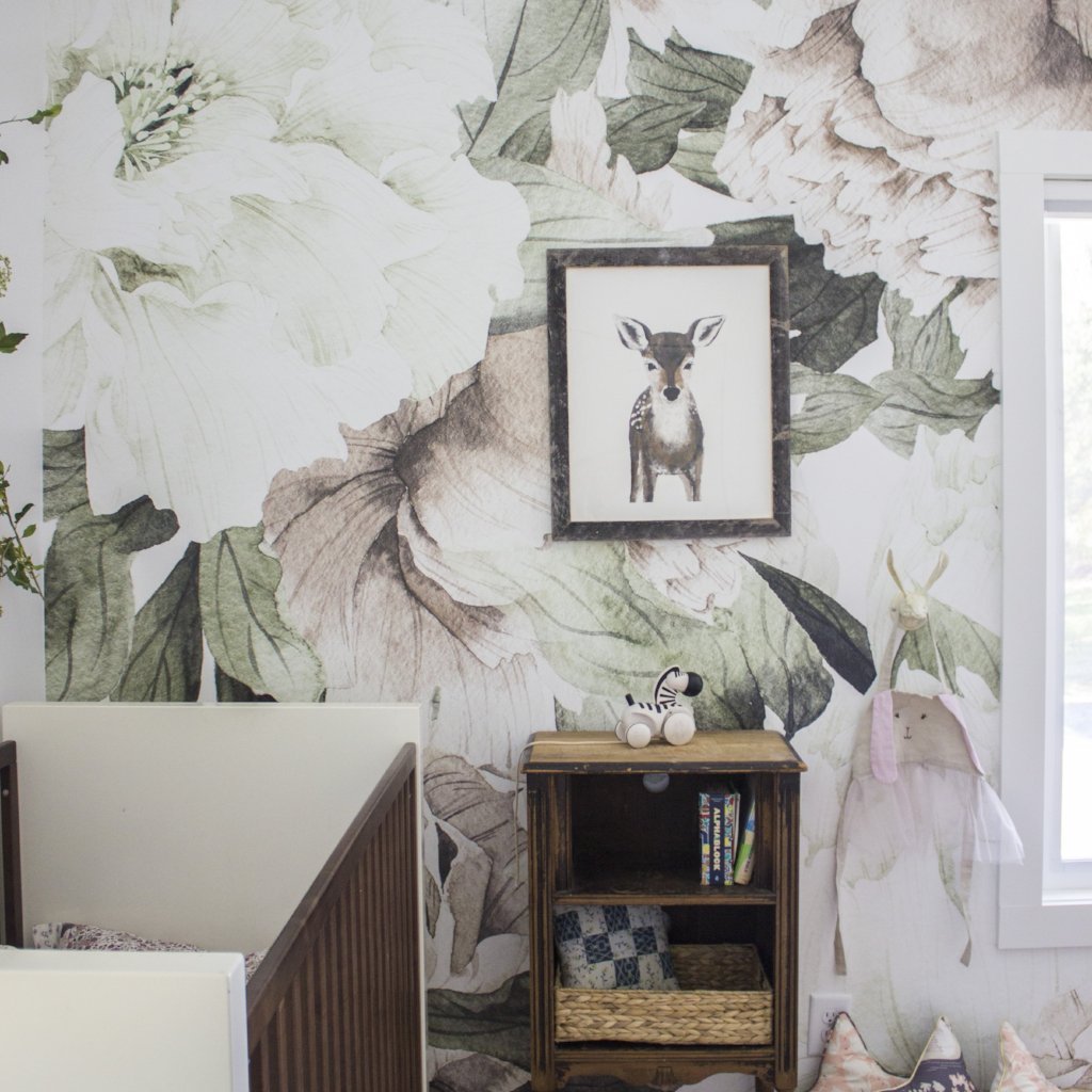Blush Floral Wallpaper