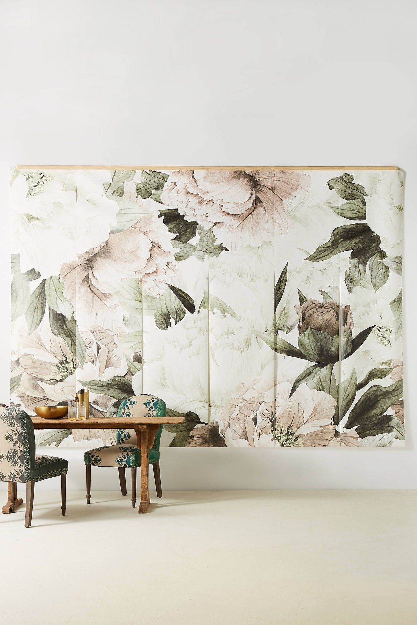 Blush Floral Wallpaper