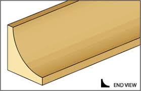 Basswood - Trim - 1/4" Cove