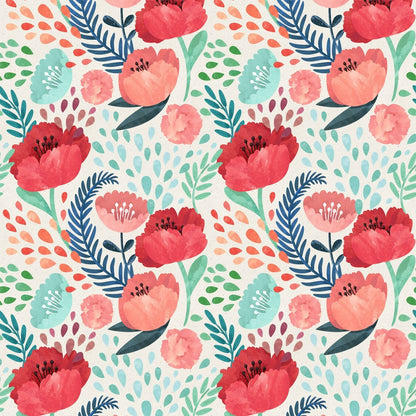 Crimson Poppy Mural