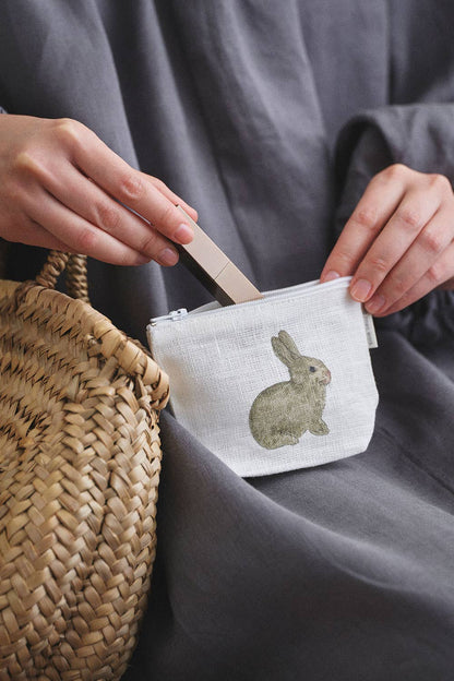 Isabelle Boinot Pouch Rabbit and  Carrot