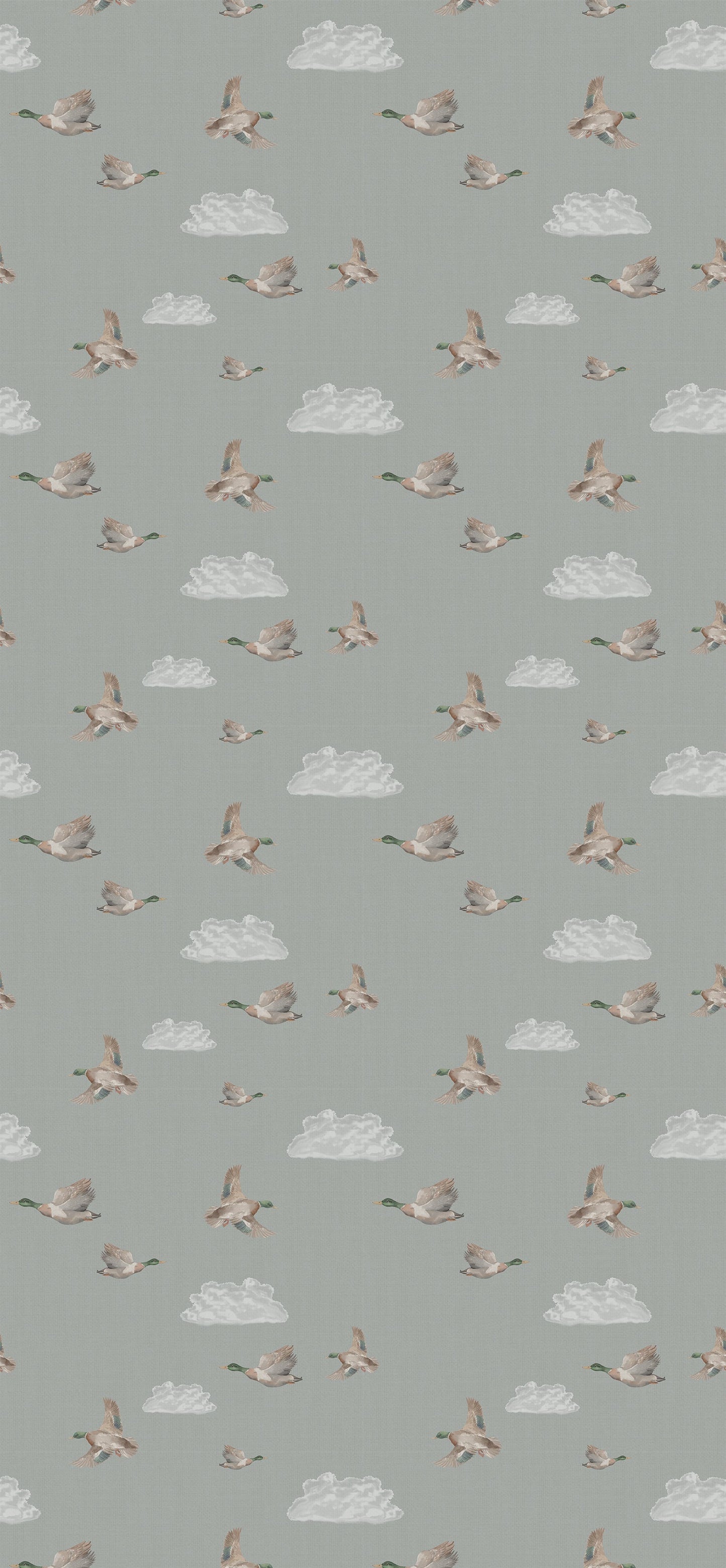 Flying Mallards Wallpaper