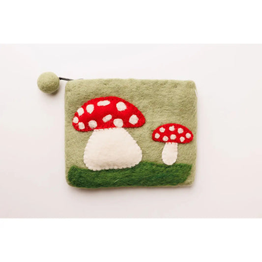 Mushroom Felt Purse - Gamcha