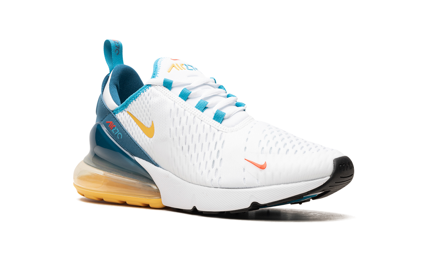 Air Max 270 "White Industrial Blue Citron Pulse" FJ4000 100