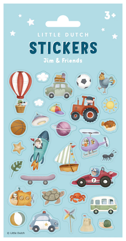 Little Dutch Stickers - Jim & Friends