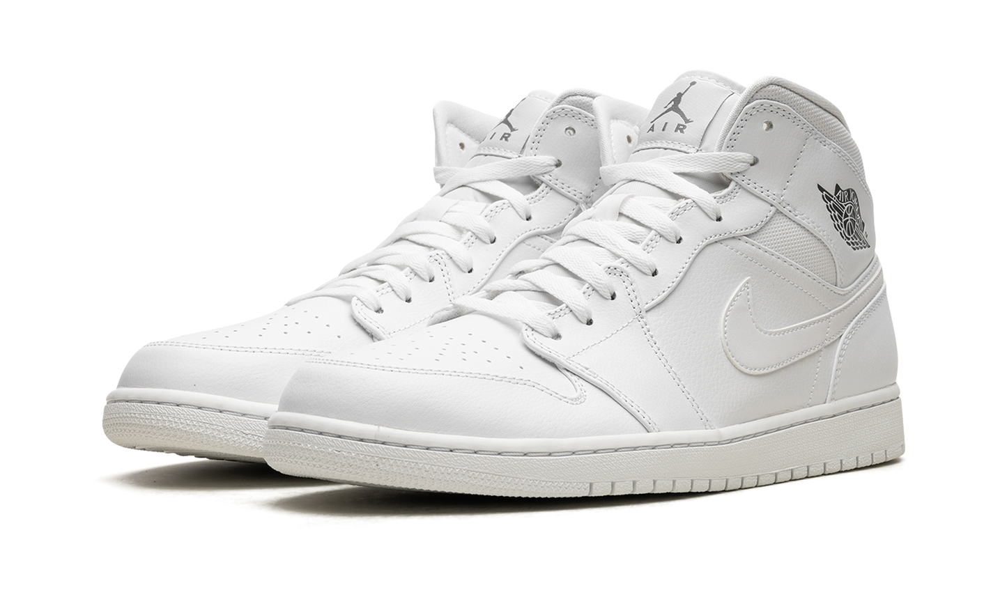 1 Mid "White / Cool Grey"