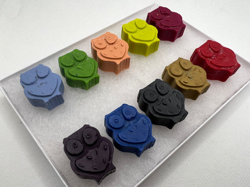 Beeswax Small Owl Crayons - Box of 10