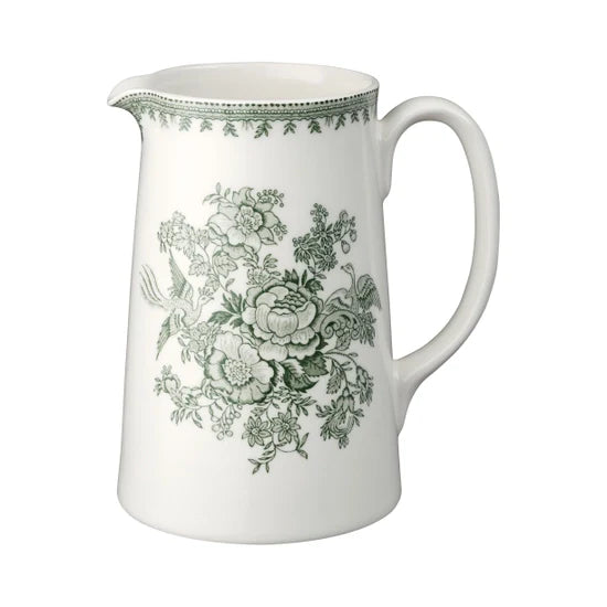 Burleigh Dark Green Asiatic Pheasants Tankard Jug Medium