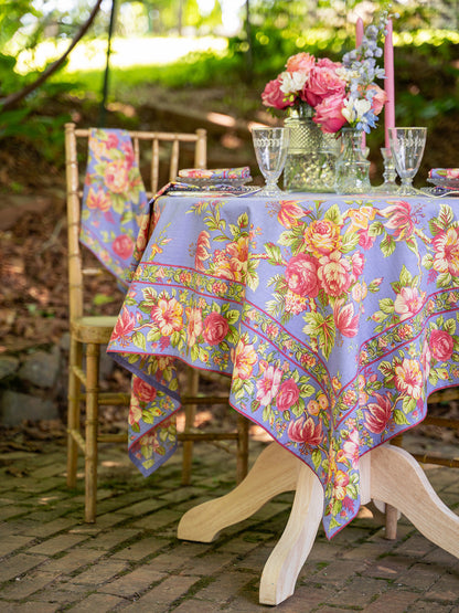 April Cornell – Rosemary Tablecloth, Periwinkle