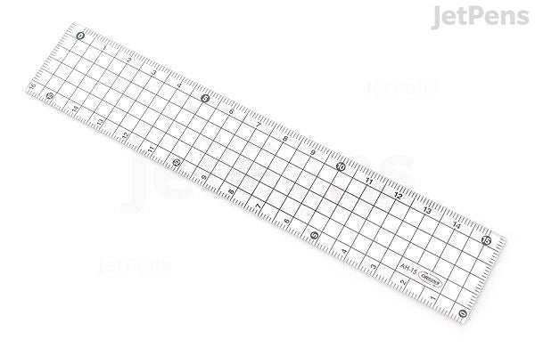 15 cm Clear Grid Ruler