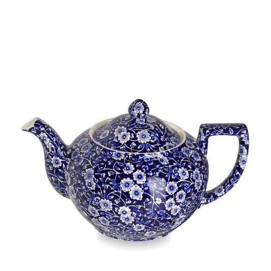 Burleigh Blue Calico Teapot - Large