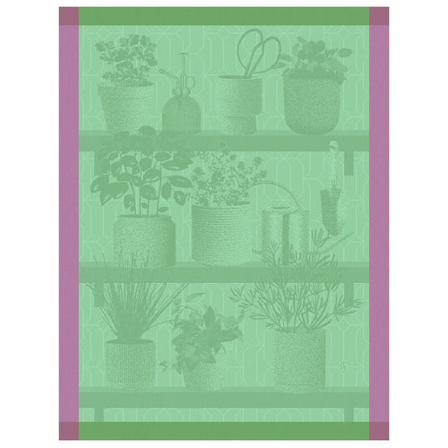Le Jacquard Francais Tea Towel - Herbes Fraîches - Thym (Green)