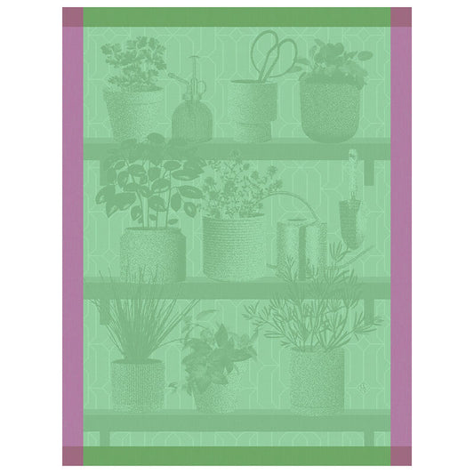 Le Jacquard Francais Tea Towel - Herbes Fraîches - Thym (Green)