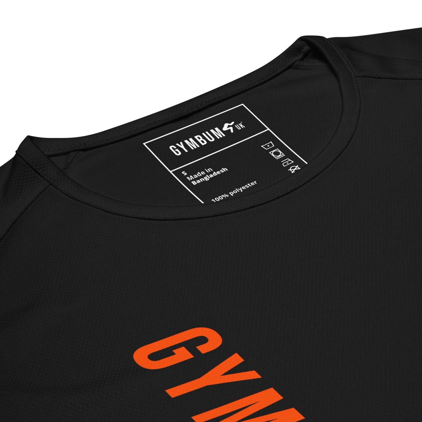 Orange Flex Long Logo Performance Tee